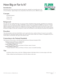 How Big or Far Is It?