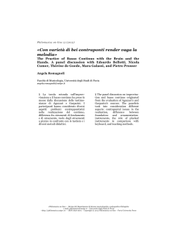 Con variet&agrave; di bei contraponti render vaga la melodia