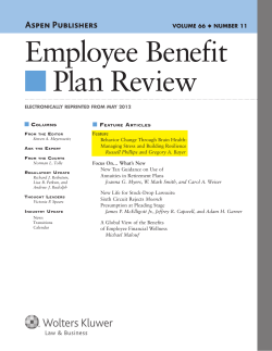 Employee Benefit Plan Review
