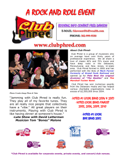 a rock and roll event