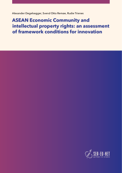 ASEAN Economic Community and intellectual property rights