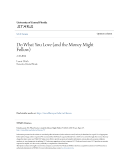 Do What You Love (and the Money Might Follow)