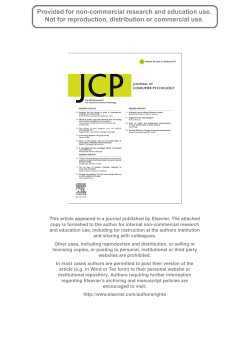 paper - Brent McFerran