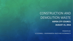 construction and demolition waste