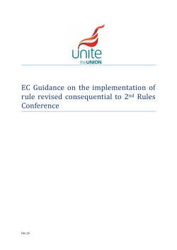 EC Guidance on the implementation of rule