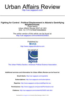 Fighting for Control - Leslie Martin`s neighborhood