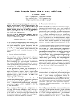 Solving Triangular Systems More Accurately and Efficiently