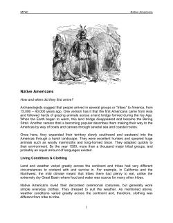 MFWI Native Americans