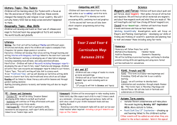 Curriculum Topic Map - Autumn 2016