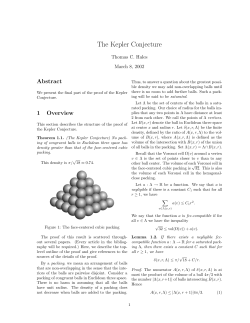 The Kepler Conjecture