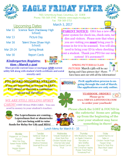 Friday Flyer - Parent Site