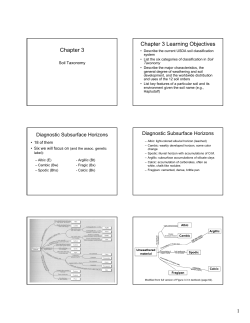 Chapter 3 Chapter 3 Learning Objectives