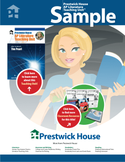 The Pearl - Advanced Placement Literature Teaching Unit