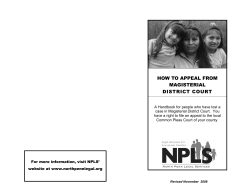 How to Appeal From Magisterial Court handbook2