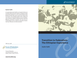 Hashim Tewfik - Forum of Federations