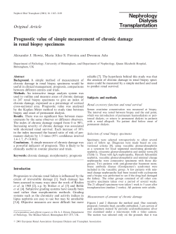 Prognostic value of simple measurement of