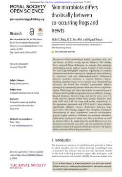 Skin microbiota differs drastically between co