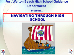 Senior Parent Night Presentation