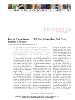 Lost in Transmission - NEJM (Oct 2009)