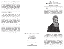 John Brown - Kent Historical Society