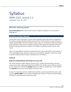 Syllabus - LSU Continuing Education