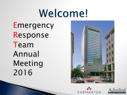 Emergency Response Team powerpoint