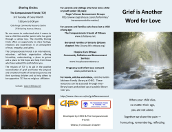 Grief is Another Word for Love
