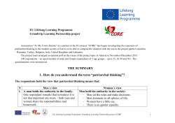 THE SUMMARY 1. How do you understand the term &ldquo;patriarchal