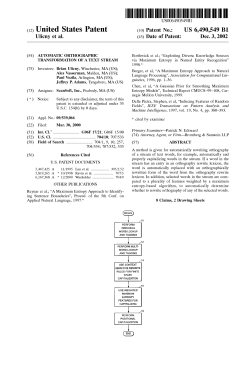 Automatic orthographic transformation of a text stream
