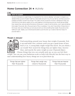 Home Connection 24 Activity - Bridges First Edition Support