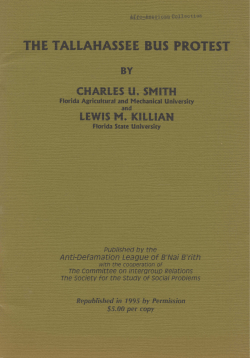 The Tallahassee Bus Protest