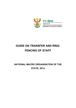 guide on transfer and ring- fencing of staff