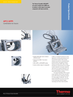 APCI/APPI - Fisher Scientific