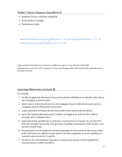 (Lecture(8) - MSU Chemistry