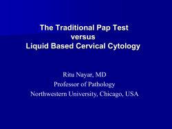 The traditional Pap-test vs LBC