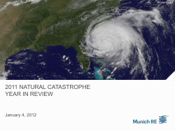 2011 natural catastrophe year in review