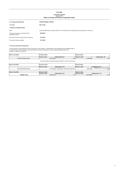 Change in substantial holding from CBA