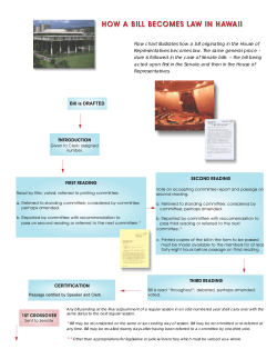 How A Bill Becomes Law In Hawaii