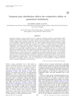Temporal prey distribution affects the competitive ability of