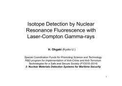 Isotope Detection by nuclear resonance fluorescence with laser