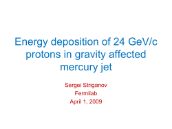 Energy deposition of 24 GeV/c protons in gravity affected mercury jet