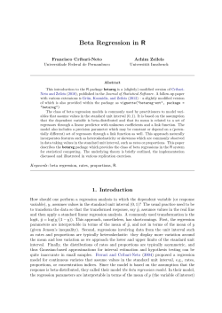 Beta Regression in R