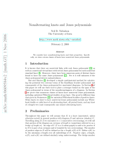 arXiv:math/0609584v2 [math.GT] 1 Nov 2006