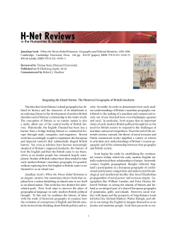 Imagining the Island Nation: The Historical Geography of - H-Net