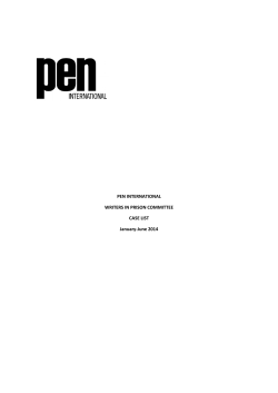 PEN International 2014 Caselist here.