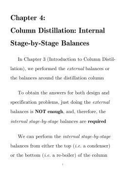 04 Column Distillation