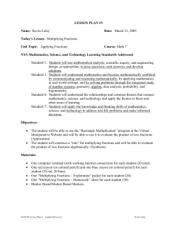 Lesson Plan 3 - Guided Discovery