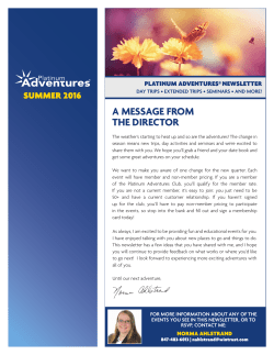 a message from the director