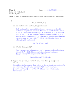 Solutions - Penn Math