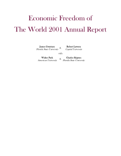 Economic Freedom of The World 2001 Annual Report - AL